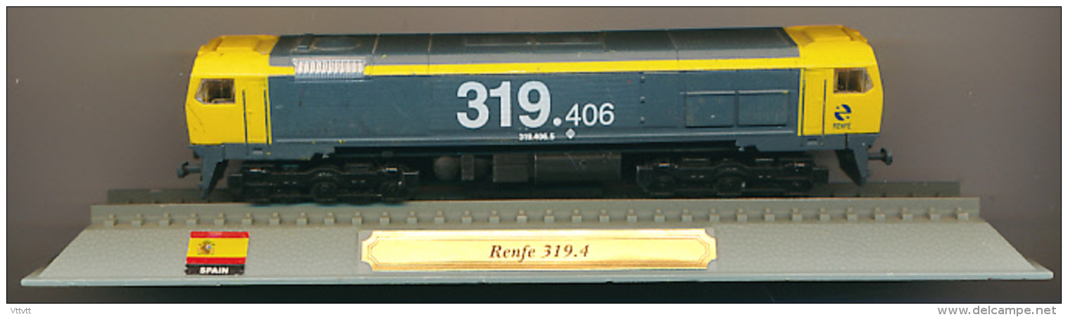 Locomotive : Renfe 319,4, DelPrado, Echelle N 1/160, G = 9 Mm, Spain, Espagne - Locomotives