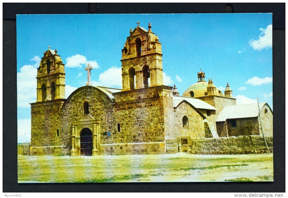 BOLIVIA  -  La Paz  Laja's Church  Unused Postcard - Bolivia