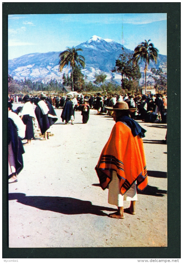 ECUADOR  -  Otavalo  Indian Market  Unused Postcard - Ecuador