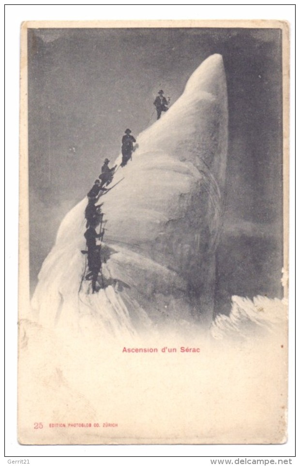 BERGSTEIGEN / Alpiniste / Climbing, Ca. 1900, Kl. Randmangel - Bergsteigen