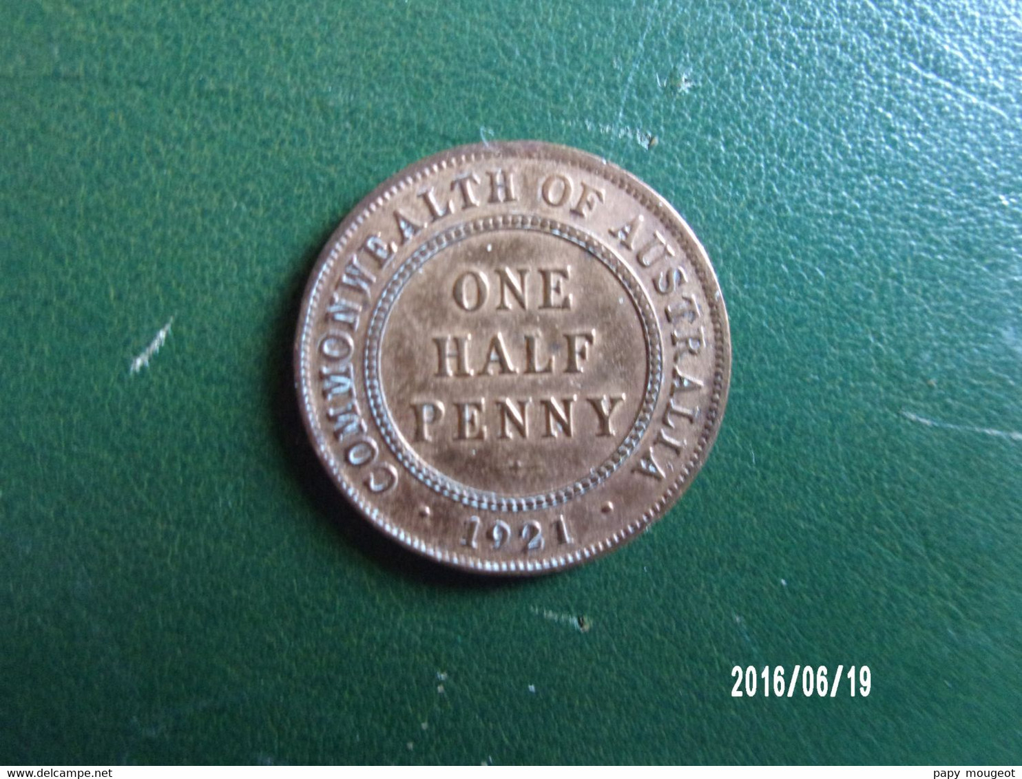 1/2 Penny - KM 22 - One Half Penny 1921 - 1855-1910 Monnaie De Commerce