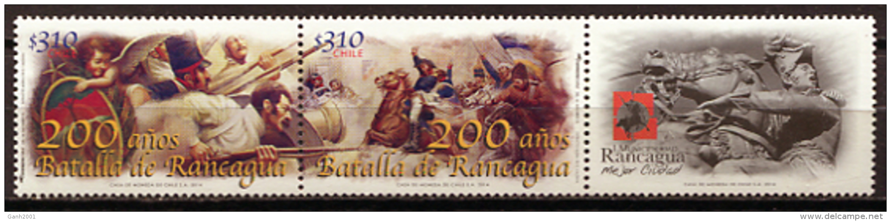 Chile 2014 / Rancagua Battle MNH Batalla Schlacht / C11909  29 - Sonstige & Ohne Zuordnung