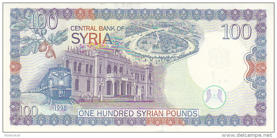 SYRIA 100 LIRA 1998 P-108 UNC */* - Syria