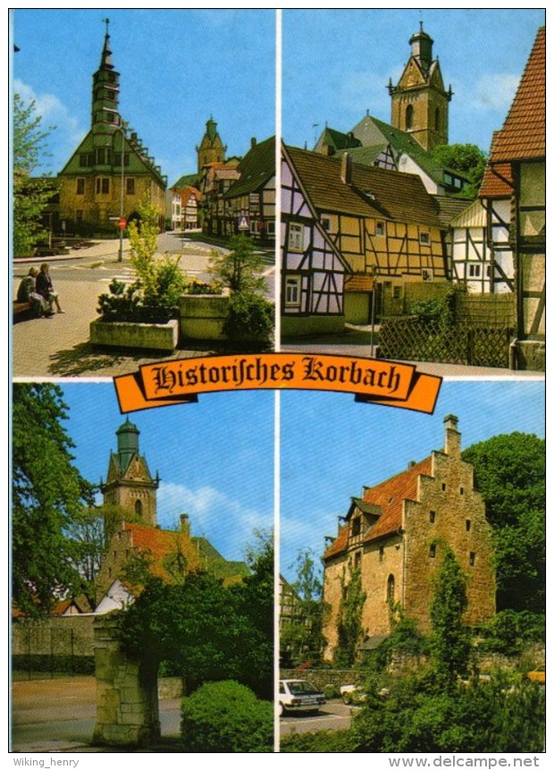 Korbach - Mehrbildkarte 5  Historisches Korbach - Korbach