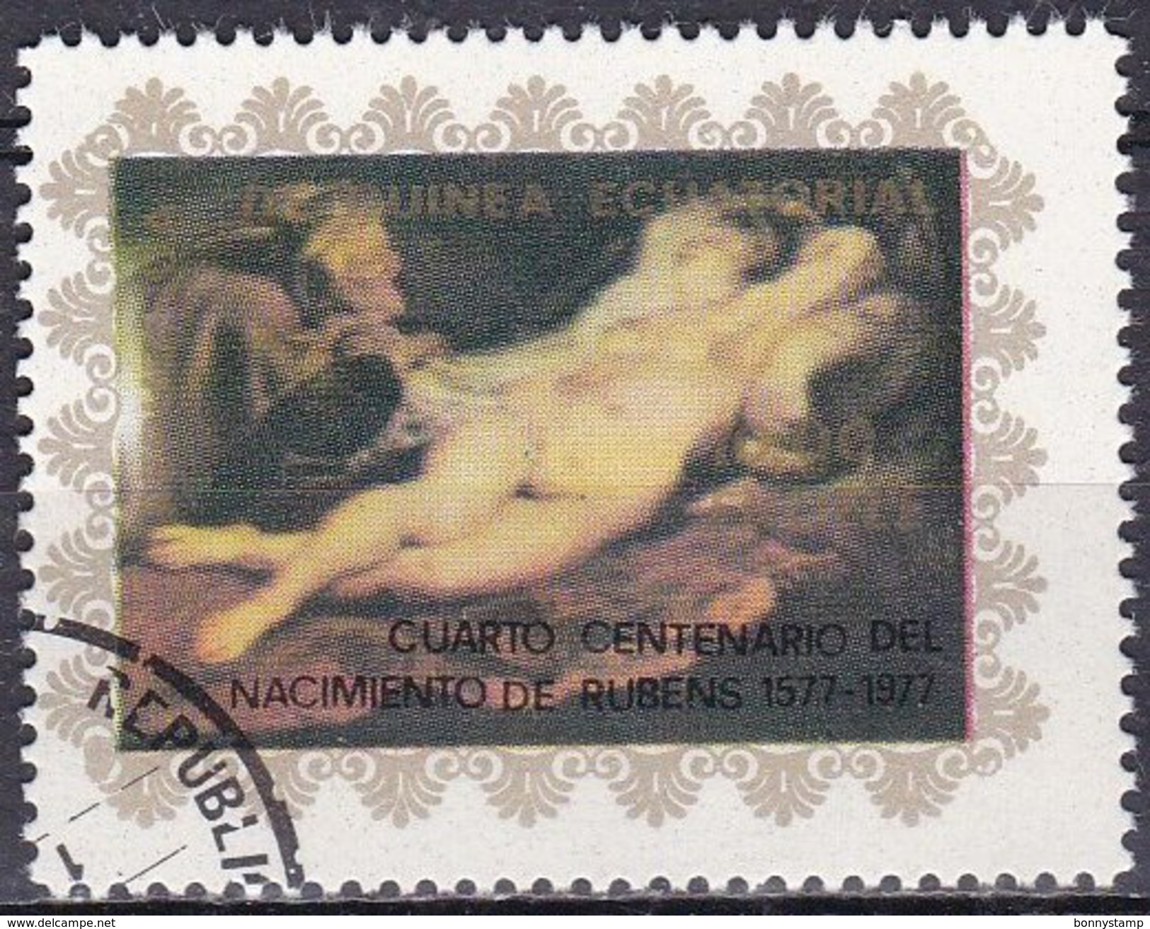 Guinea Equatoriale, 1977 - 10e Rubens - Usato° - Guinea Equatoriale
