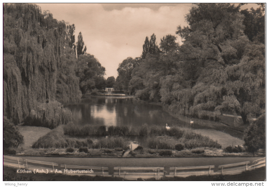 Köthen Anhalt - S/w Am Hubertusteich - Koethen (Anhalt)