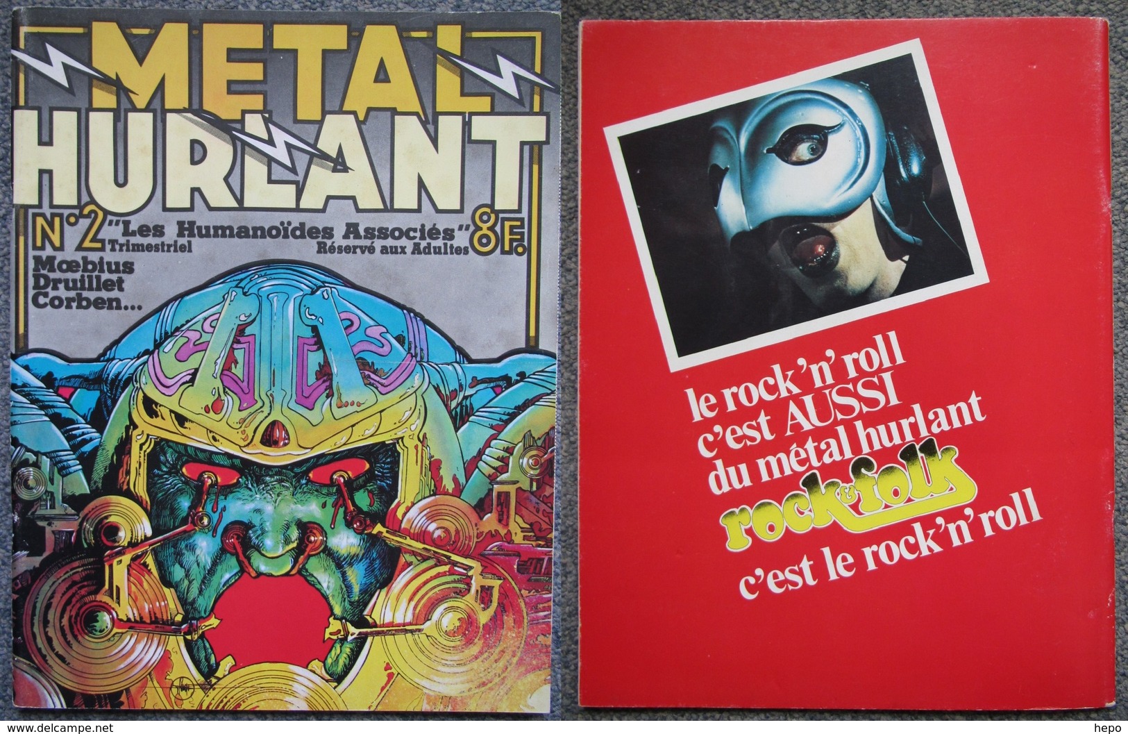 Metal Hurlant 2 - Moebius Druillet Mandryka Corben - Métal Hurlant