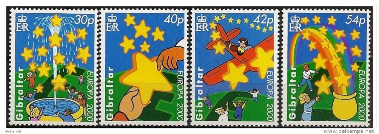 Gibilterra/Gibraltar: Stelle E Bambini, Stars And Children, étoiles Et Des Enfants - 2000