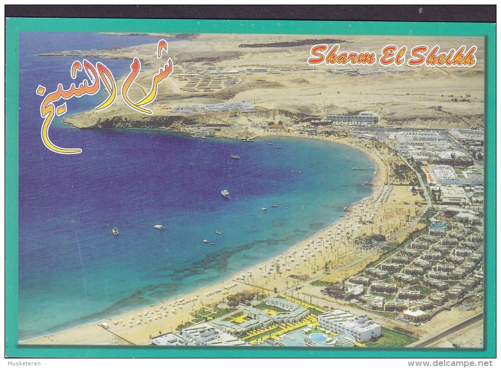 Egypt Egypte CPA Sharm El Sheikh Arial View (2 Scans) - Sharm El Sheikh