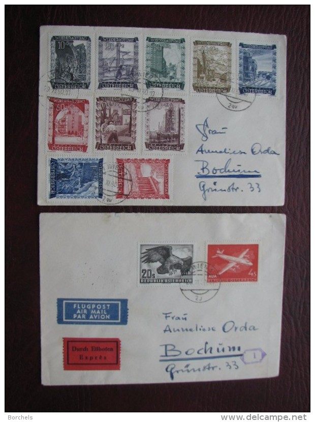 Brief 24 - Österreich - Brief  1948 Bis 1960 Mit Bunter Frankatur - 18 Briefe - Briefe U. Dokumente