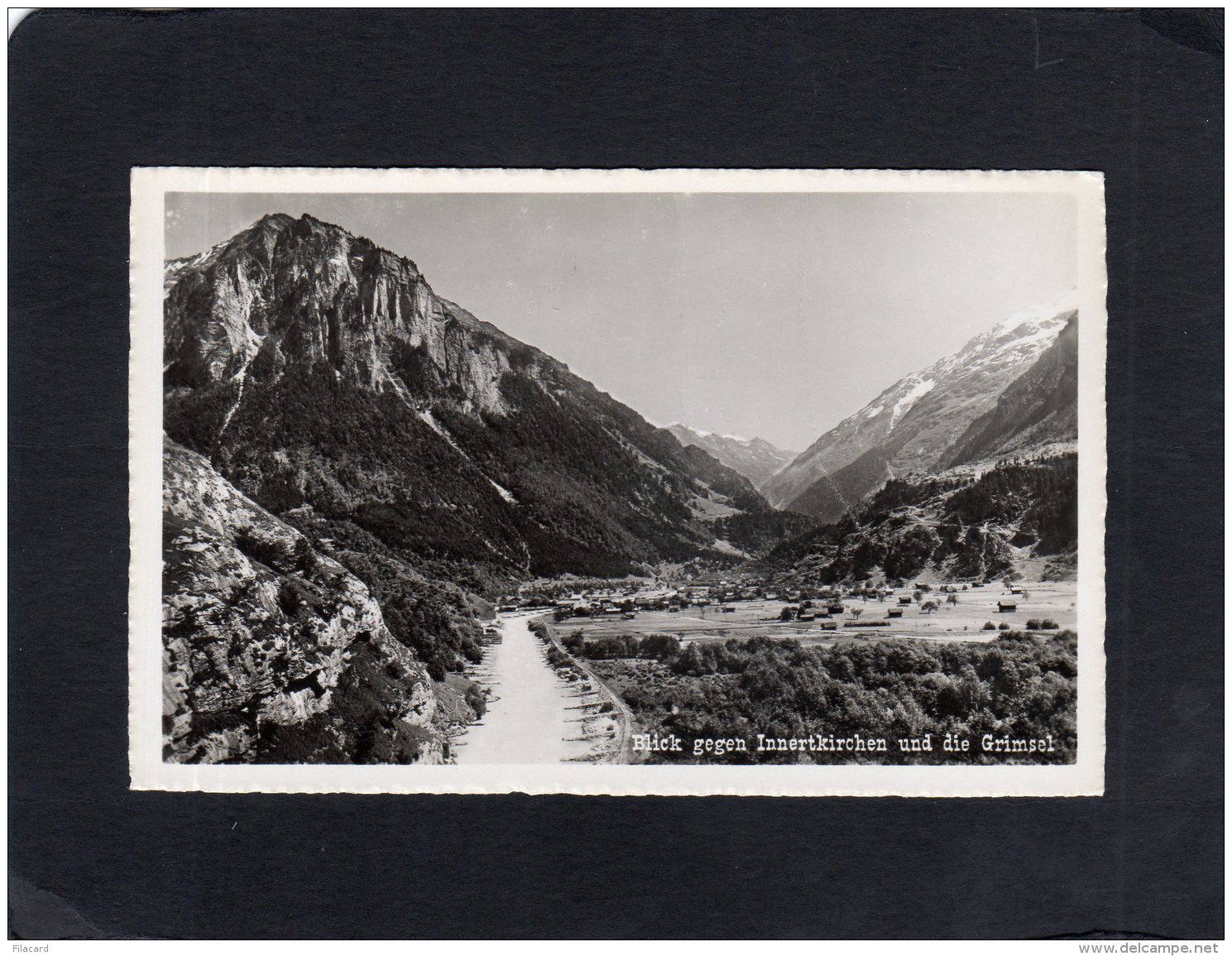 62128     Svizzera,  Blick  Gegen Innertkirchen Und Die Grimsel,  NV - Innertkirchen