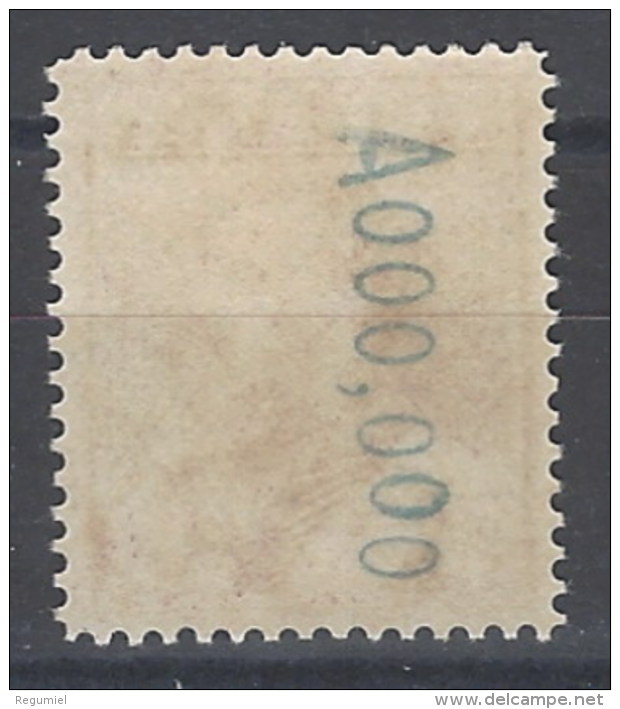 España 0322 N ** Alfonso XIII. 1922. A000,000. Centraje De Lujo - Nuevos