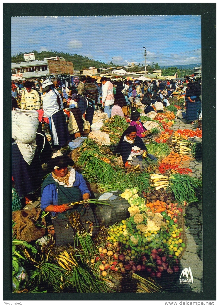 ECUADOR  -  Otavalo Market  Unused Postcard - Ecuador