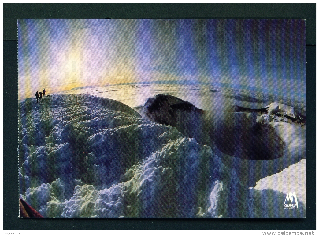 ECUADOR  -  Cotopaxi  Summit And Crater  Unused Postcard - Ecuador