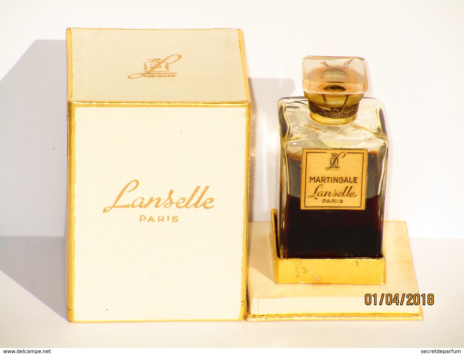 Flacon De Parfum    MARTINGALE  De  LANSELLE   15 Ml +   Boite 6 Cm De Hauteur Totale - Women