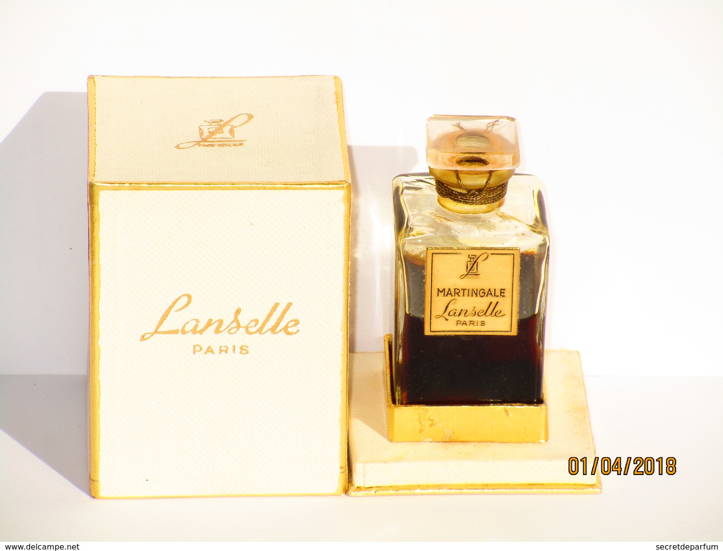 Flacon De Parfum    MARTINGALE  De  LANSELLE   15 Ml +   Boite 6 Cm De Hauteur Totale - Women