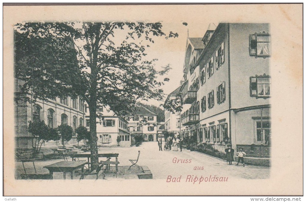 Gruss Aus BAD RIPPOLDSAU-Une Rue... Animé - Bad Rippoldsau - Schapbach