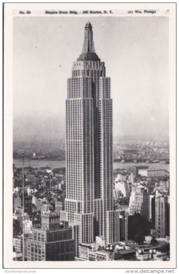 New York City The Empire State Building 1952 Real Photo - Empire State Building