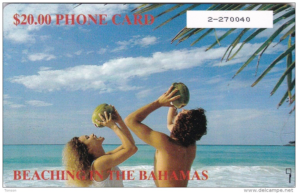 Bahamas, BHS-C-07c, Beaching, 2 Scans. - Bahamas