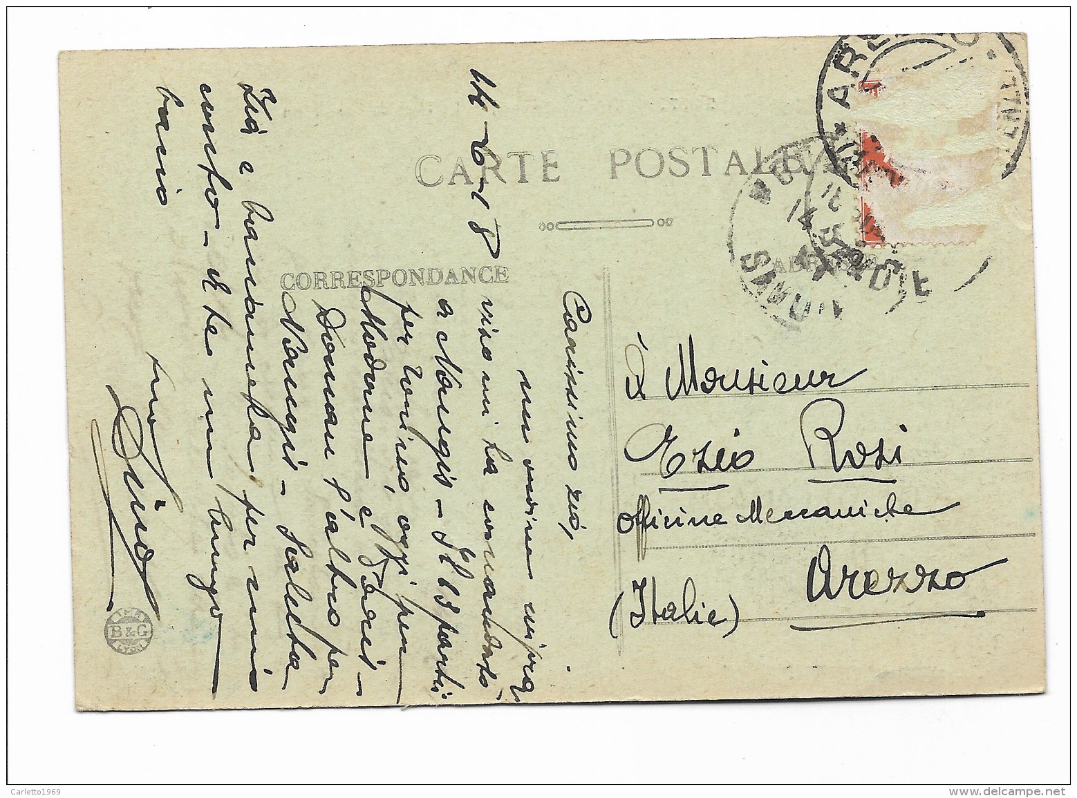 MODANE SAVOIE  LE FORT DE  LESSEILLON VIAGGIATA FP 1918 FBOLLO ASPORTATO - Rhône-Alpes