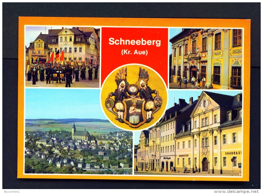 GERMANY  -  Schneeberg  Multi View  Unused Postcard - Schneeberg