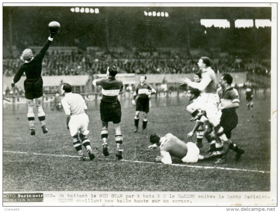 FOOTBALL - RED-STAR Contre RACING 1936 - Photo De Presse - Football