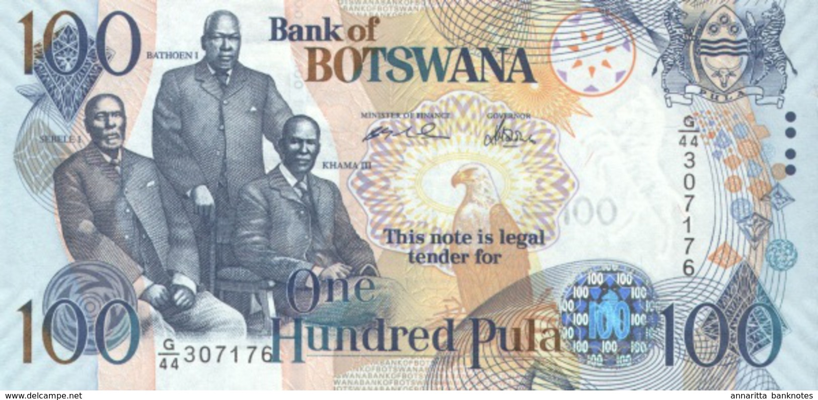 * BOTSWANA 100 PULA 2005 P-29b UNC [BW123b] - Botswana