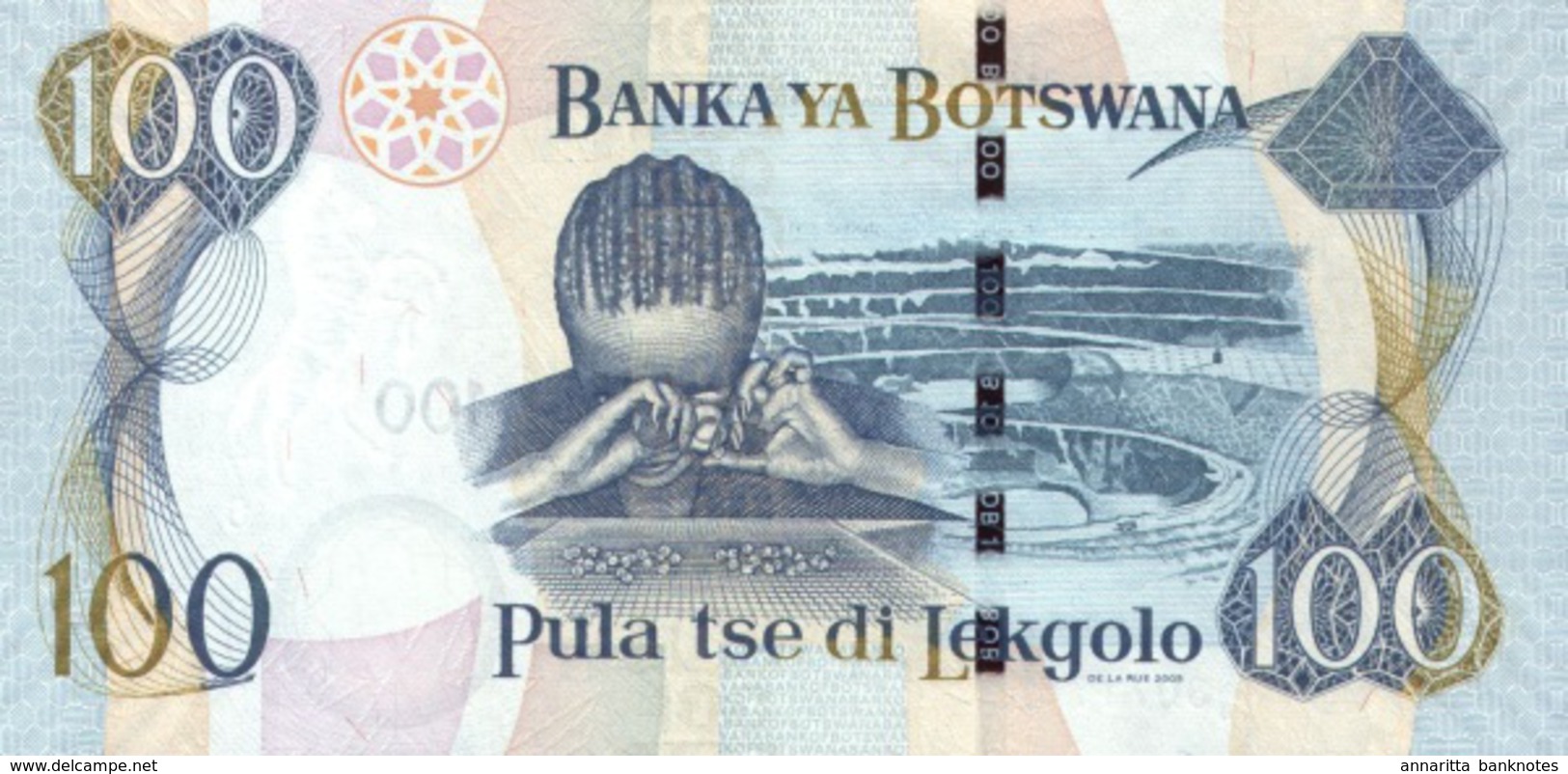 * BOTSWANA 100 PULA 2005 P-29b UNC [BW123b] - Botswana