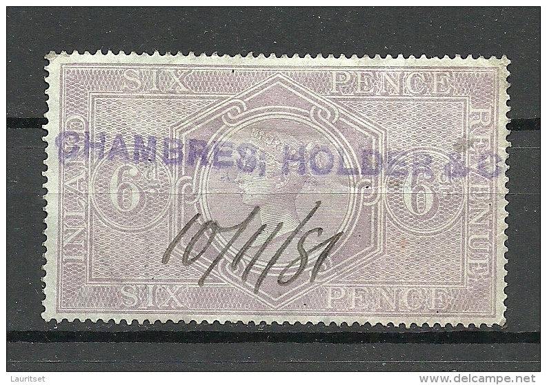 Great Britain O 1881 Revenue Tax Stamp Inland Revenue Queen Victoria 1 Penny - Service