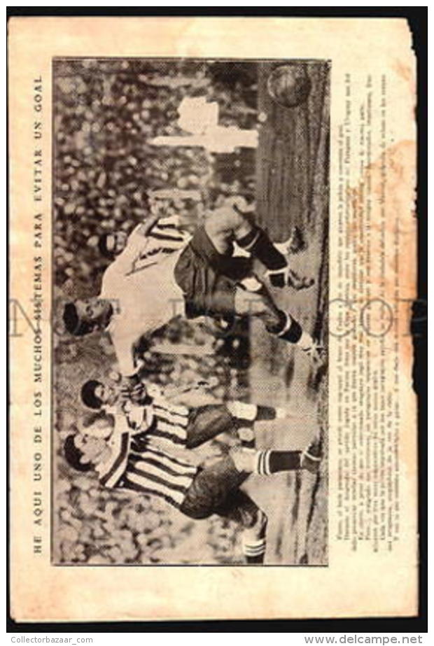 SOCCER FOOTBALL C1925 PARAGUAY URUGUAY ARGENTINA  LIPTON ORIGINAL PERIOD PRINTS - Otros & Sin Clasificación