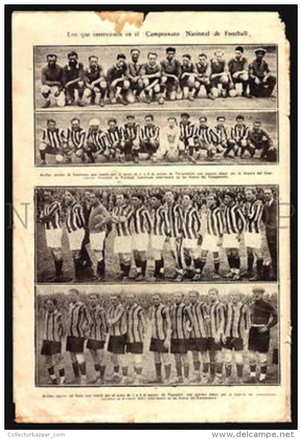 SOCCER FOOTBALL C1925 PARAGUAY URUGUAY ARGENTINA  LIPTON ORIGINAL PERIOD PRINTS