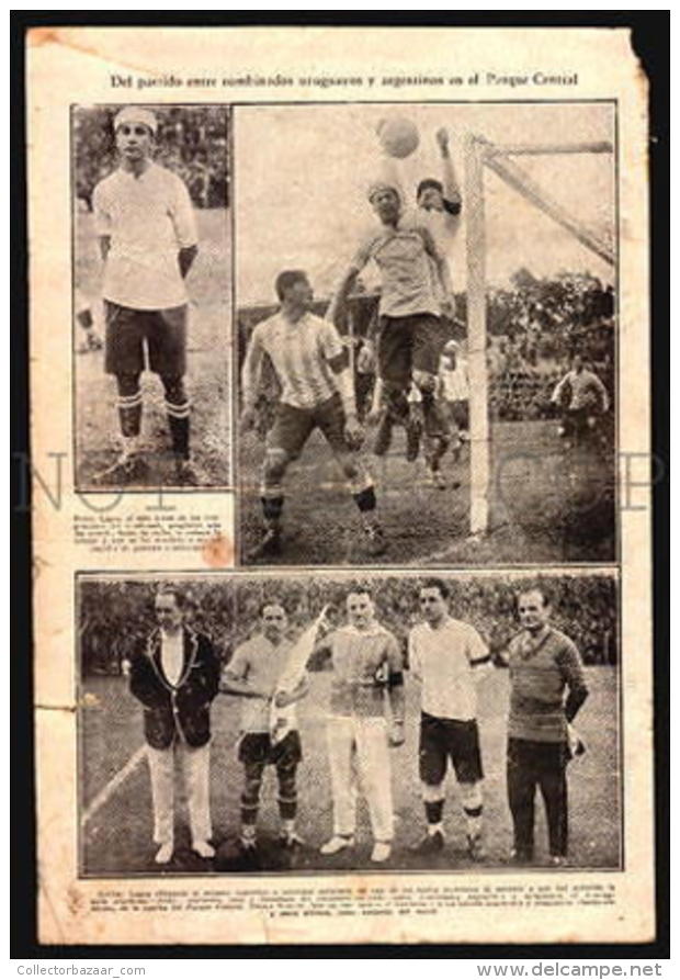 SOCCER FOOTBALL C1925 PARAGUAY URUGUAY ARGENTINA  LIPTON ORIGINAL PERIOD PRINTS