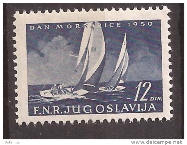 1950  622-27  SCHIFFE  SEGELBOOT   JUGOSLAVIJA JUGOSLAWIEN  TAG DER MARINE  MNH - Nuevos