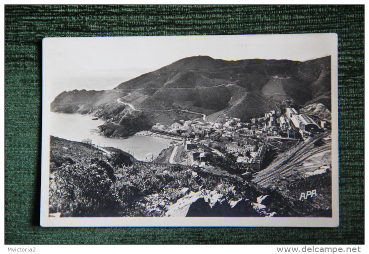 CERBERE - Vue Panorarmique De Port Bou Et Route De Barcelone Prise Du Cap Cerbère. - Cerbere