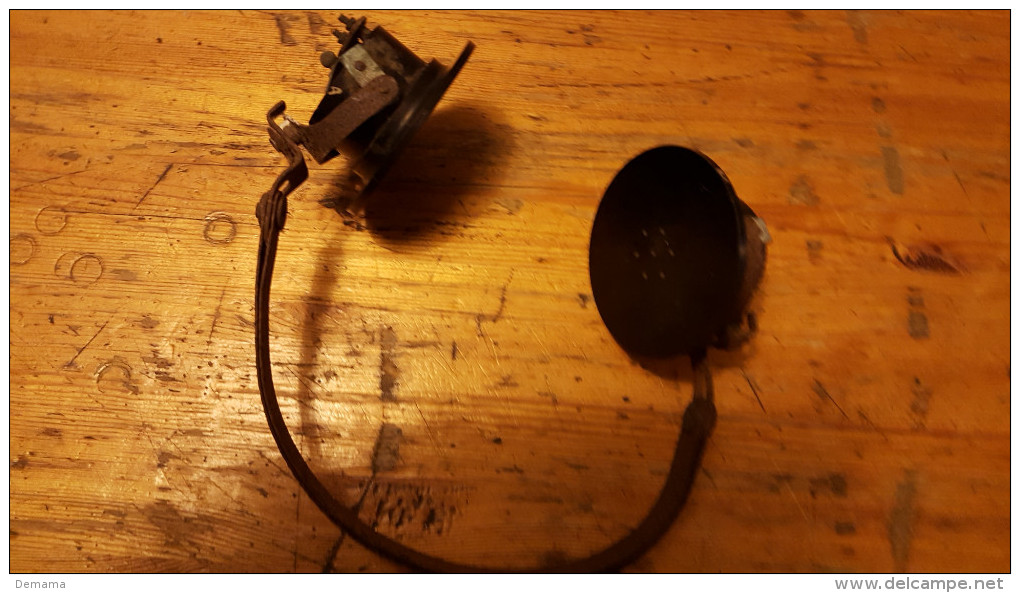 Headphone Bakelite, Probably WWII, For Parts Or Restoration, No Mark - Radio