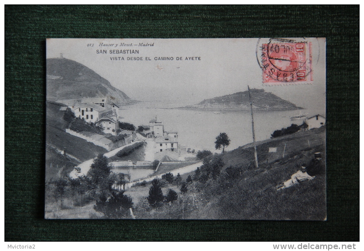 SAN SABASTIAN - Vista Desde El Camino De AYETE - Guipúzcoa (San Sebastián)