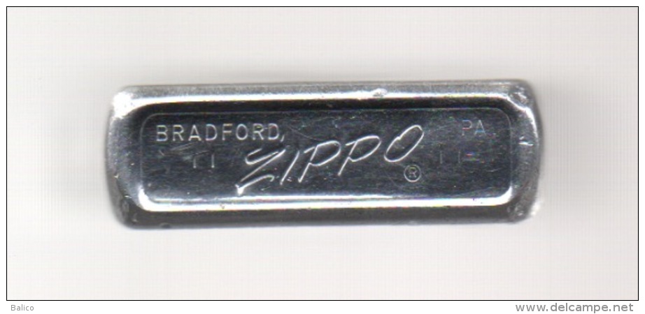 ZIPPO - U.S.S. CUSHING - DD-985 -  Chromé Brossé , Année 1970 - Réf, 727 - Zippo