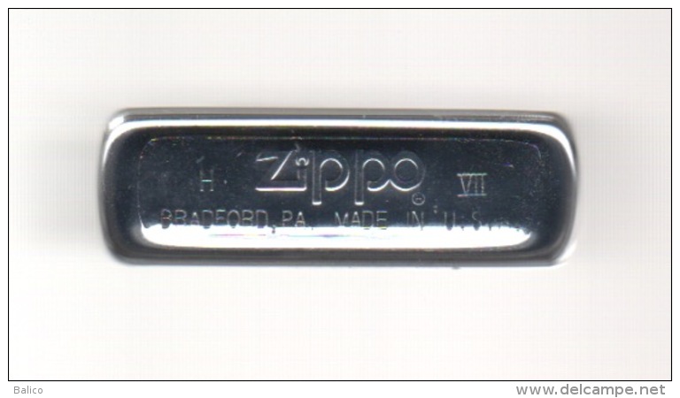 ZIPPO - Creeks -  Chromé, Année 1991 - Réf, 723 - Zippo