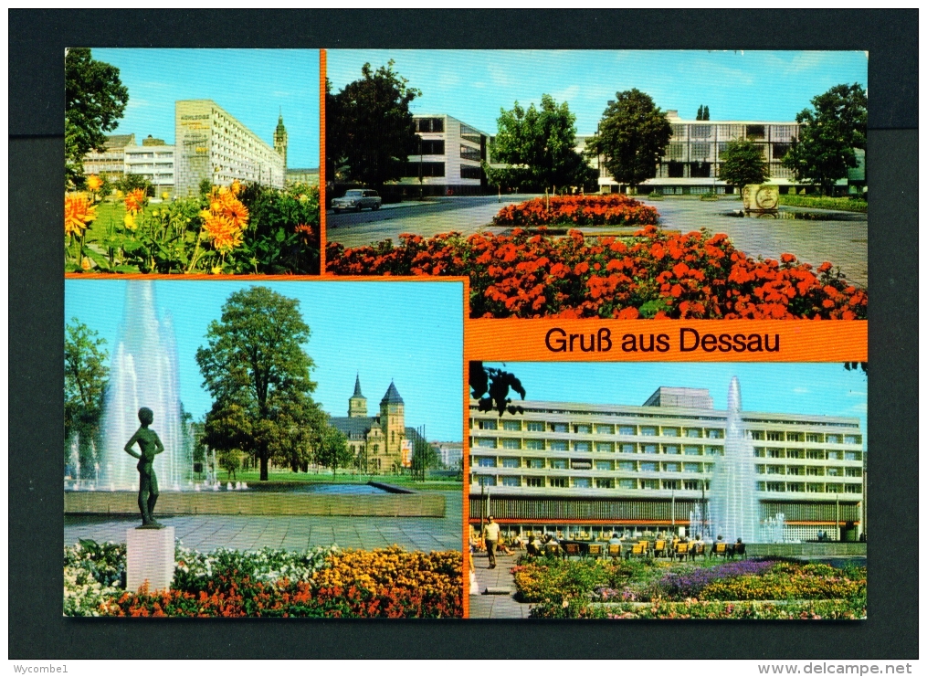 GERMANY  -  Dessau  Multi View  Unused Postcard - Dessau