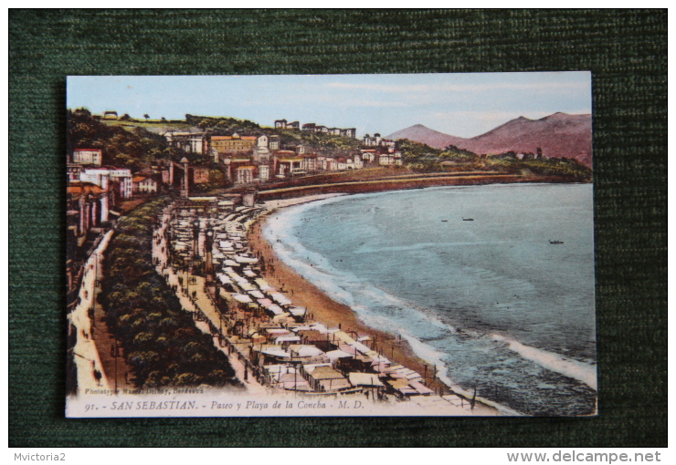 SAN SEBASTIAN - Paseo Y Playa De La Concha - Guipúzcoa (San Sebastián)