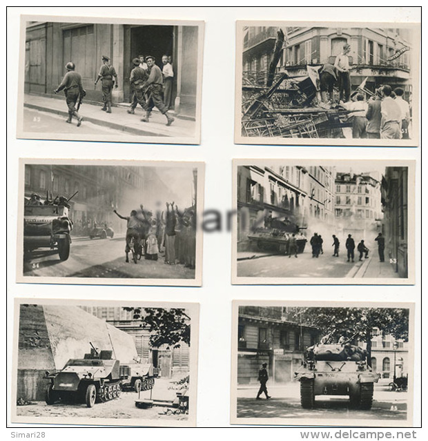 20 PETITES PHOTOS - PARIS LIBERE - SERIE II (GUERRE 39-45) - Lieux