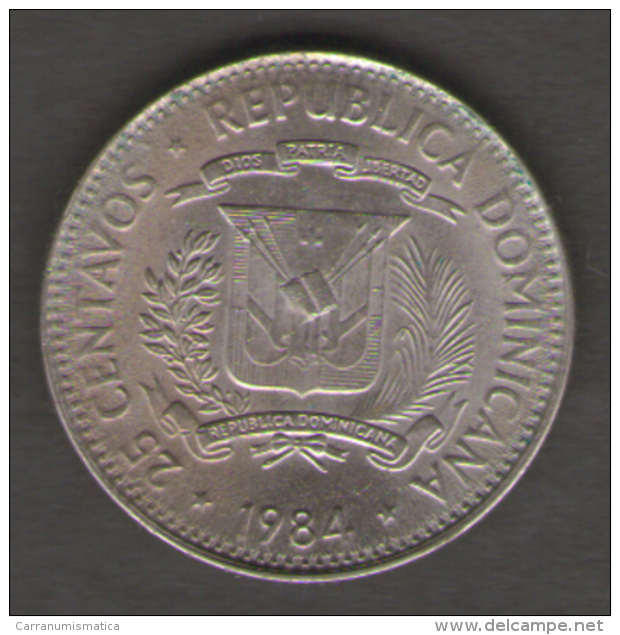 DOMINICANA 25 CENTAVOS 1984 - Dominicana