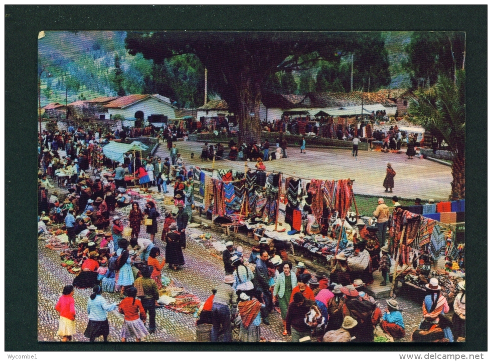 PERU  -  Cusco  Sunday Market In Pisaq  Unused Postcard - Peru