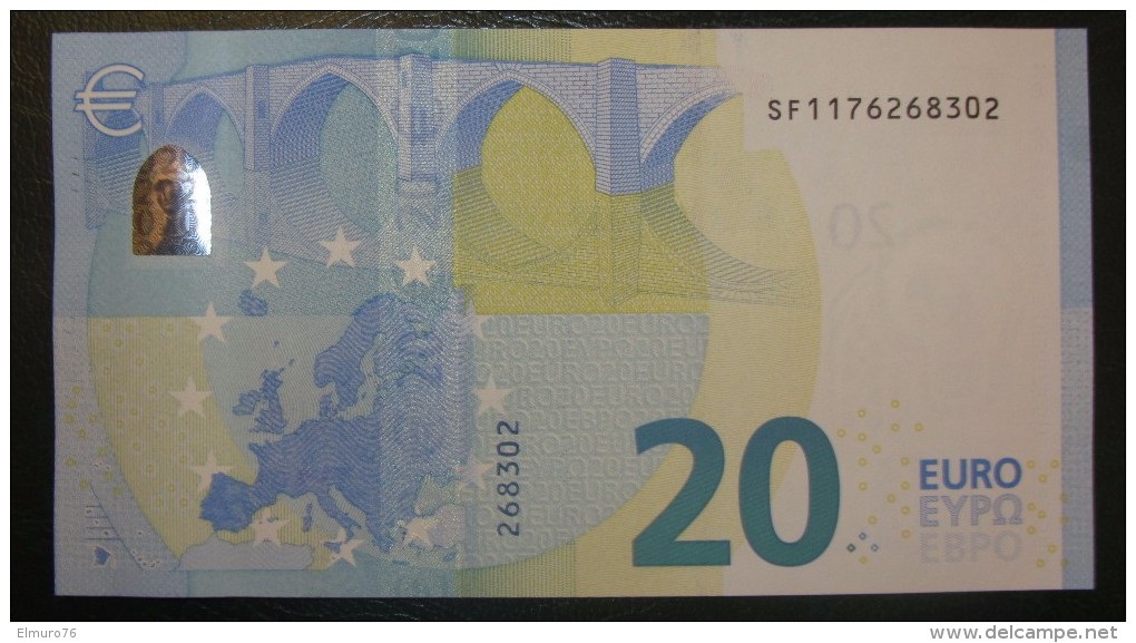 6x 20 EURO S012 SA+SB+SC+SD+SE+SF Draghi Italy Perfect  UNC - 20 Euro