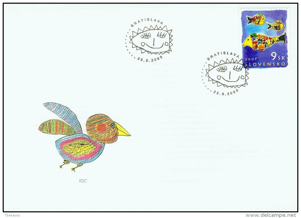 Slovakia 2005, FDC Cover Children's Stamp Mi.# 515, Ref.bbzg - FDC