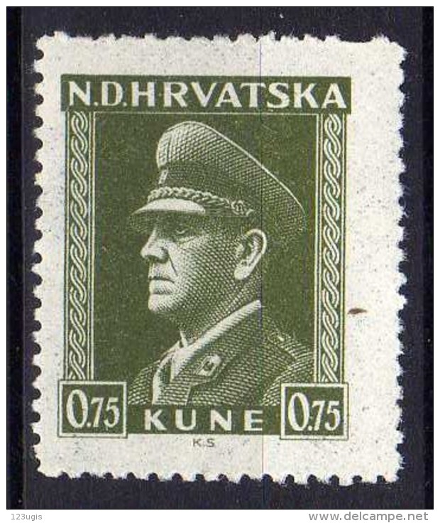 Kroatien (NDH) 1943 Mi 130 ** [200616XVI] - Croatia