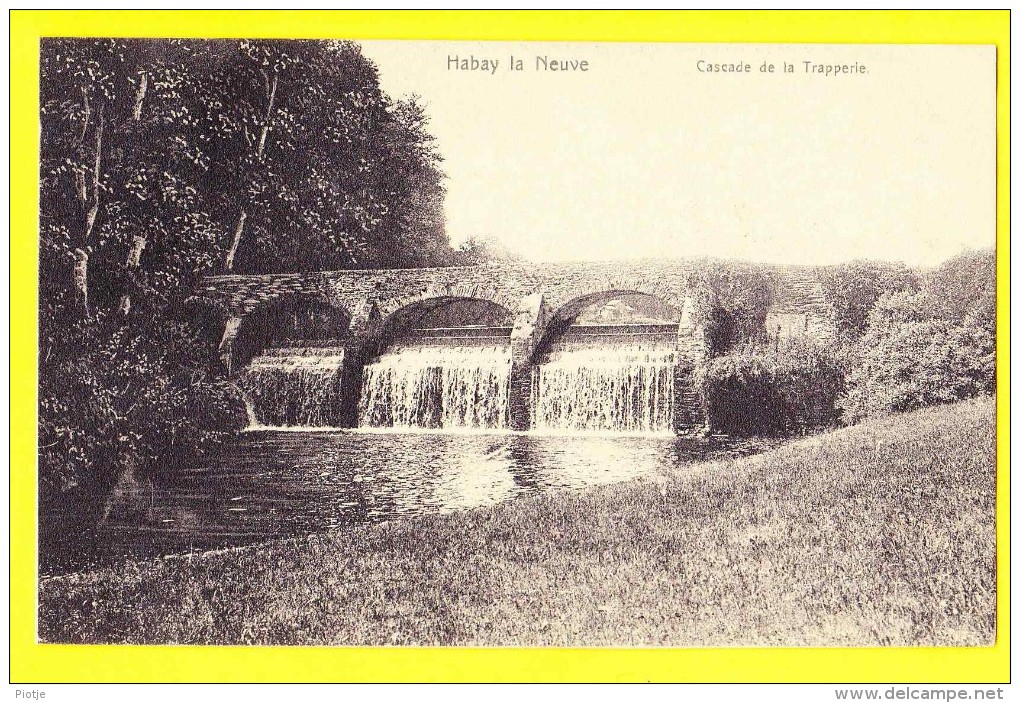 * Habay La Neuve (Luxembourg - La Wallonie) * (E. Nels) Cascade De La Trapperie, Waterval, Chute, Canal, Quai - Habay