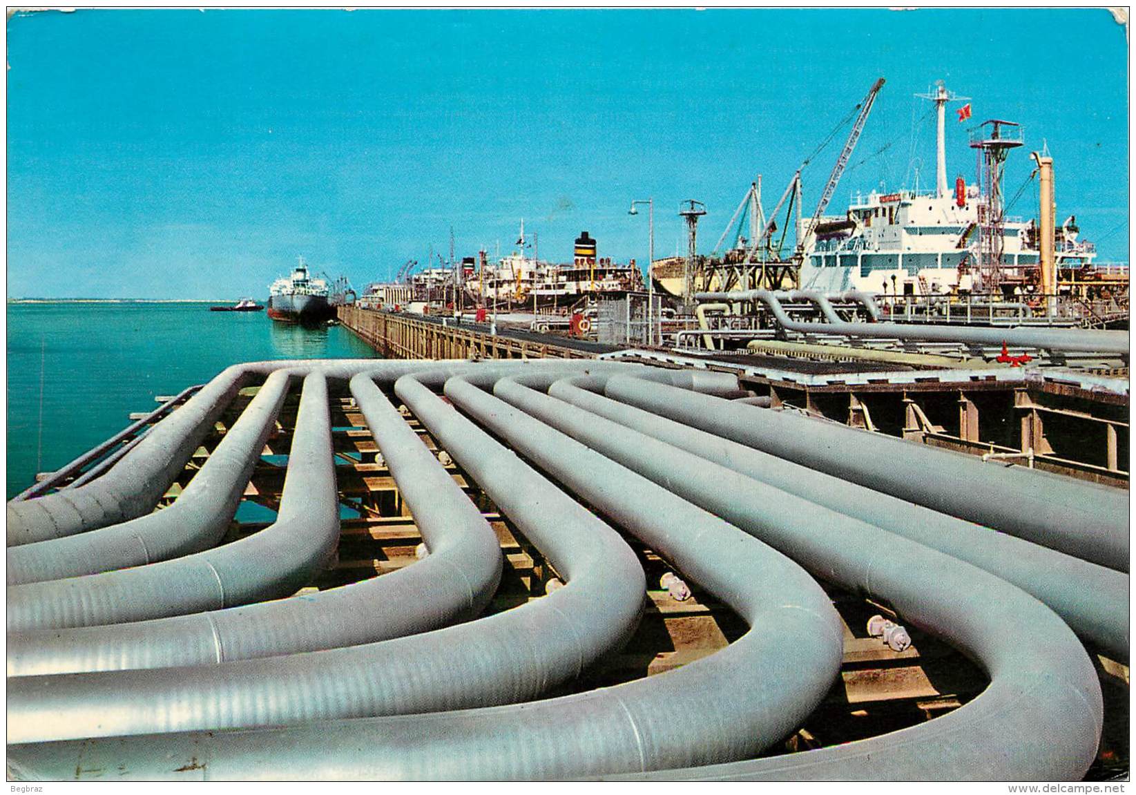 AHMADI  KOWEIT     OIL PIPE LINE   SHIP     CACHET - Kuwait