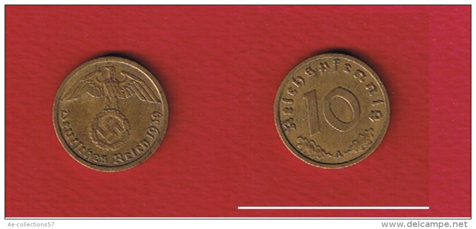 Jg # 364  //  10 Reichspfennig 1939 A - 10 Reichspfennig