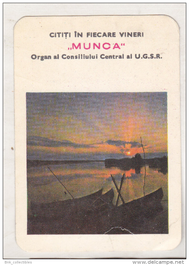 Romania Old 1983 Small Calendar - Munca Magazine - Tamaño Pequeño : 1981-90
